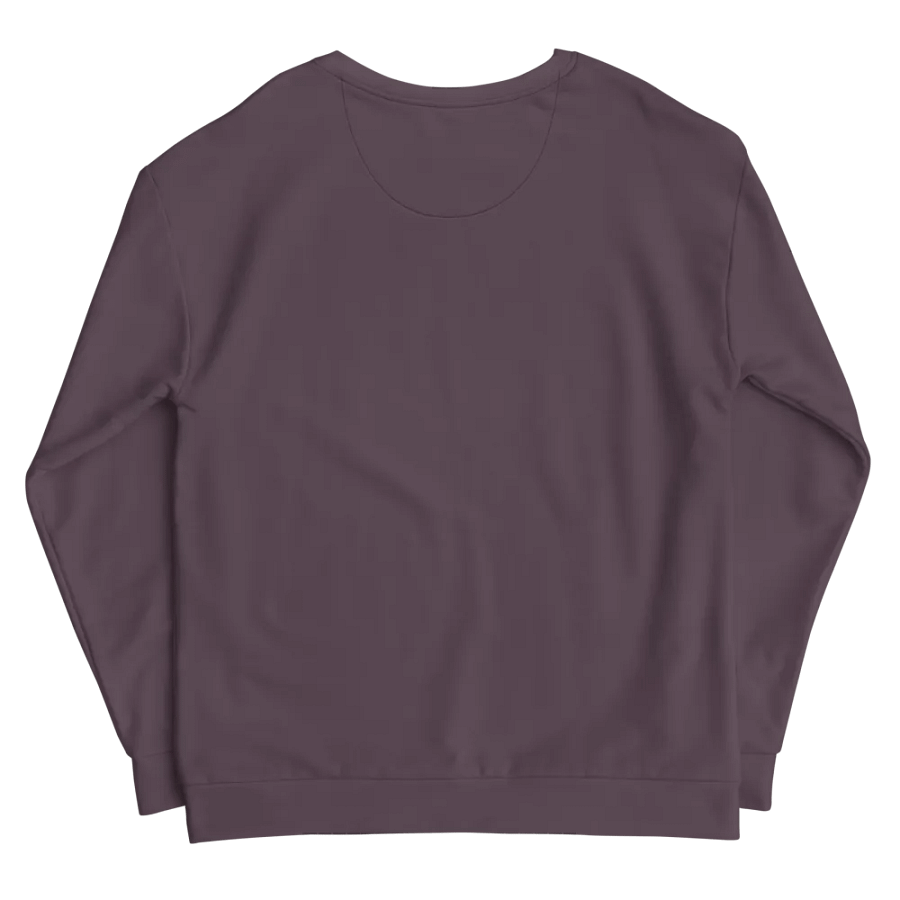 Plain Cool Purplish Brown Soft Summer Unisex Recycled Polyester Heavyweight Premium Sweatshirt by Treasure Pie product image (11)