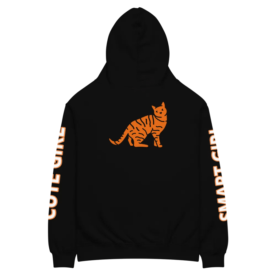Cute N Smart Cat Outline Hoodie product image (6)