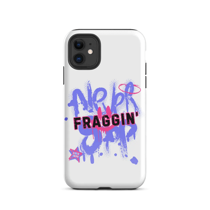 Vibrant Graffiti 'FRAGGIN'' Tough iPhone® Case product image (2)