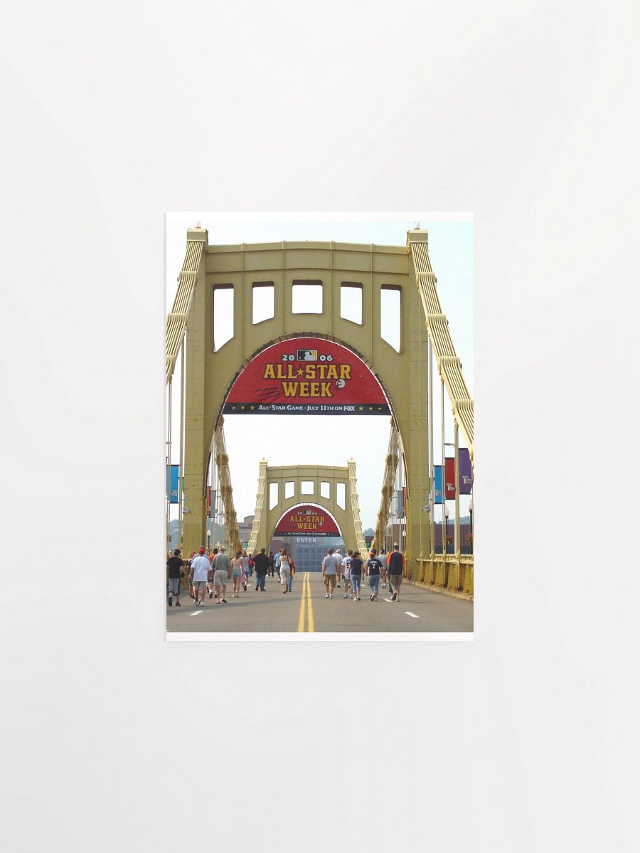 Pittsburgh - Clemente Bridge, All-Star Week, July 2006 - Print product image (1)