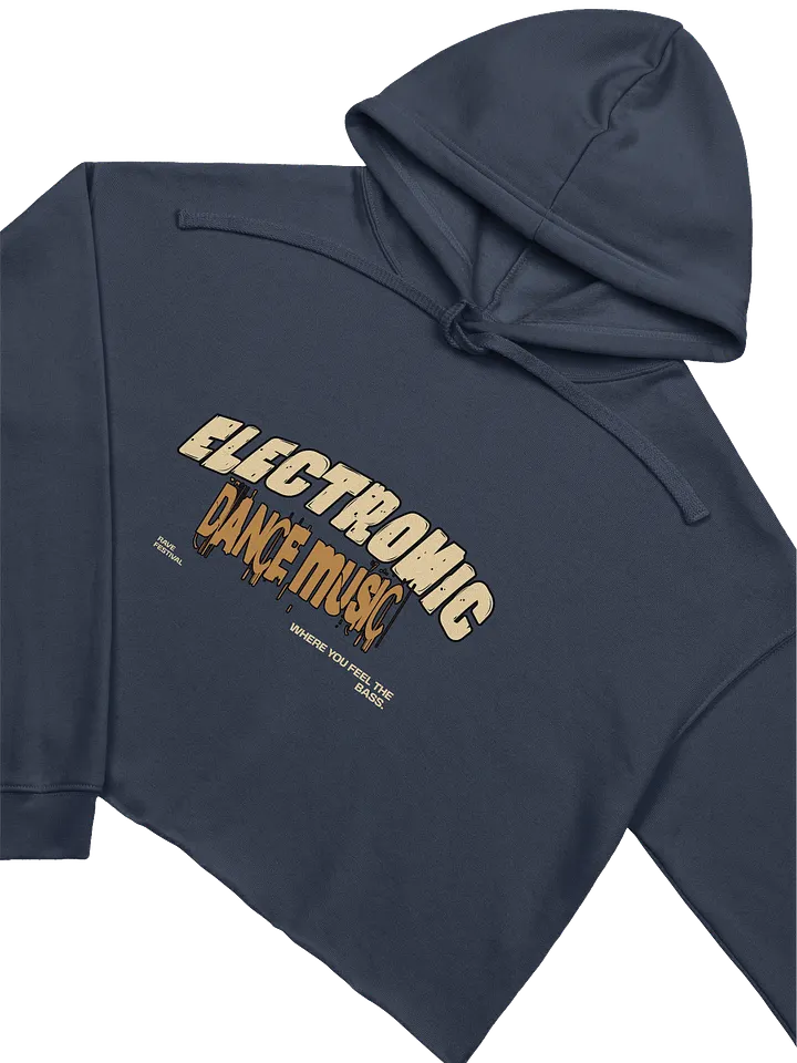 EDM Vibes Crop Hoodie product image (1)