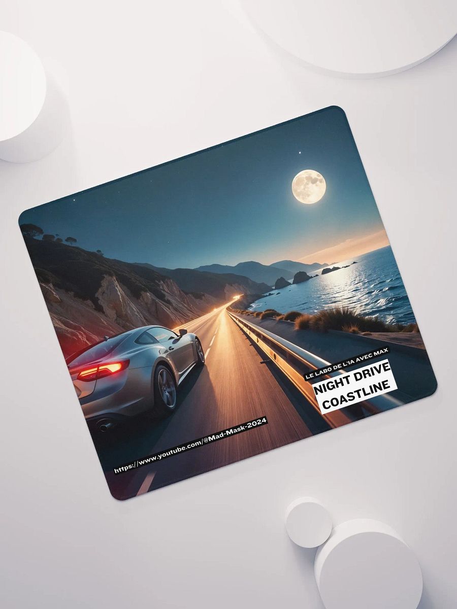 Mouse Pad Gaming Night Drive Coastline product image (7)