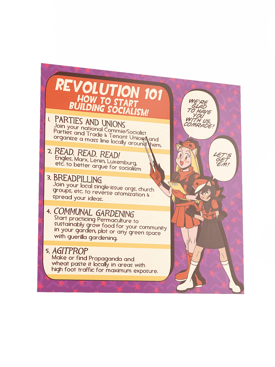 Alunya and Rodina - “Revolution 101” Poster product image (7)