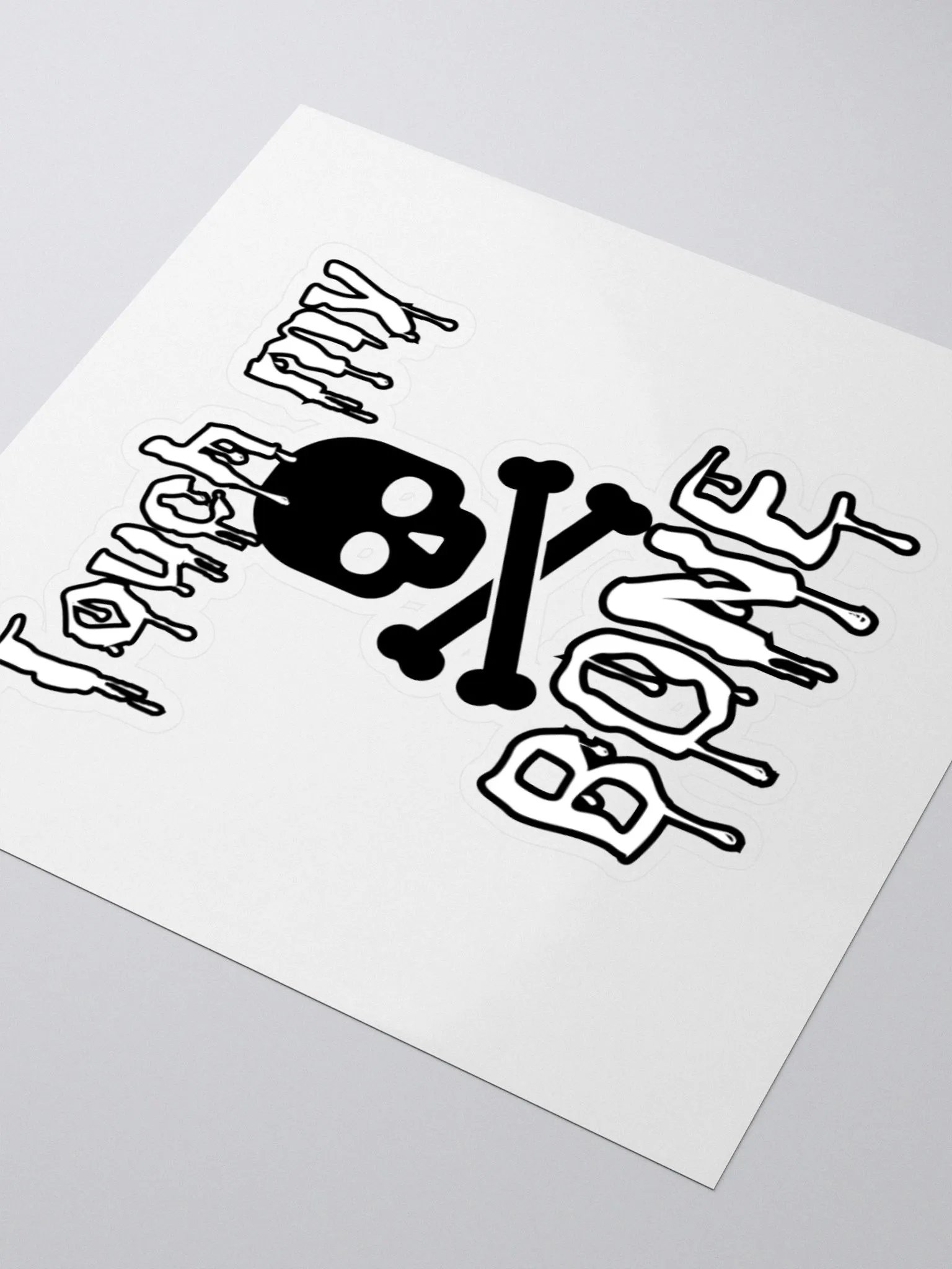 Touch My Bone, Sticker, Black product image (8)
