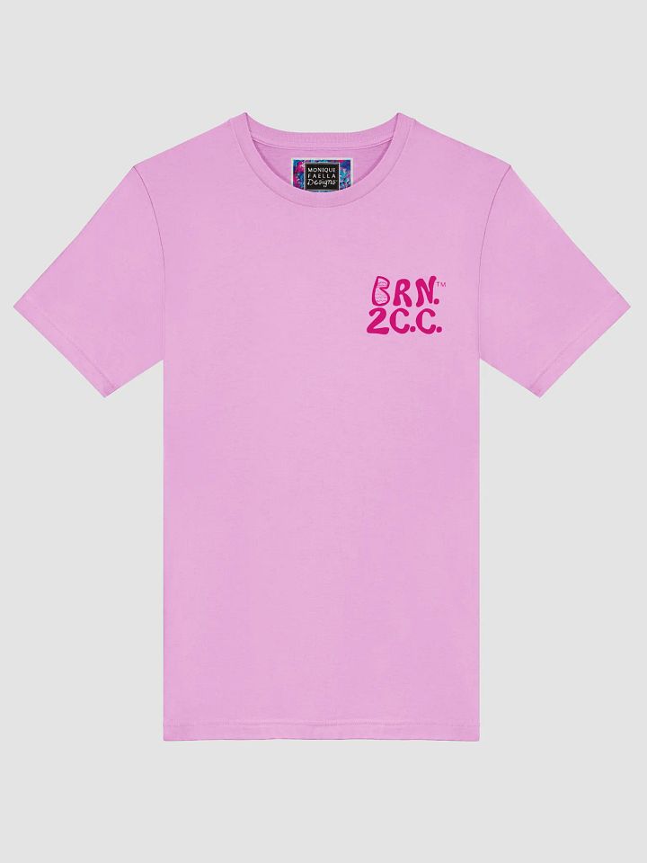 Women's | BOURNE to Cape Cod™ | Supersoft T-Shirt by Bella+Canvas | Vibrant Pink Logo on Pastel Colors product image (2)