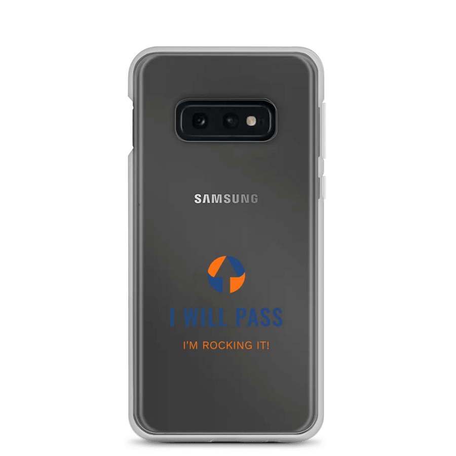 I WILL PASS Clear Samsung® Case product image (3)