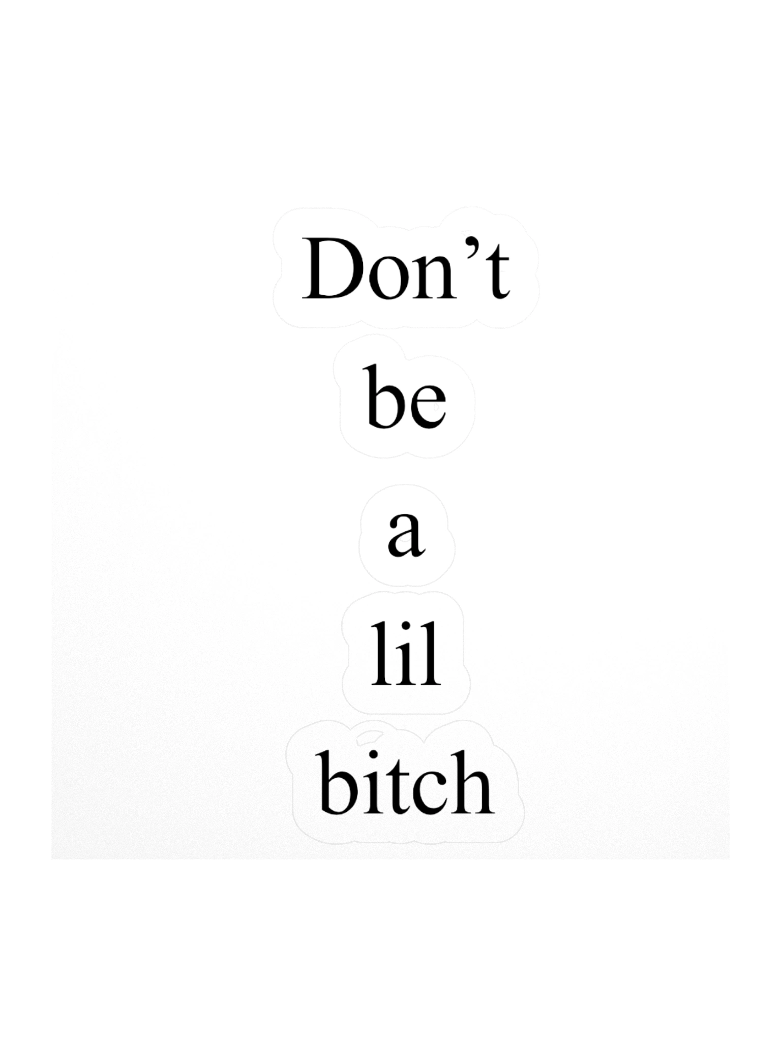 Don't Sticker product image (1)