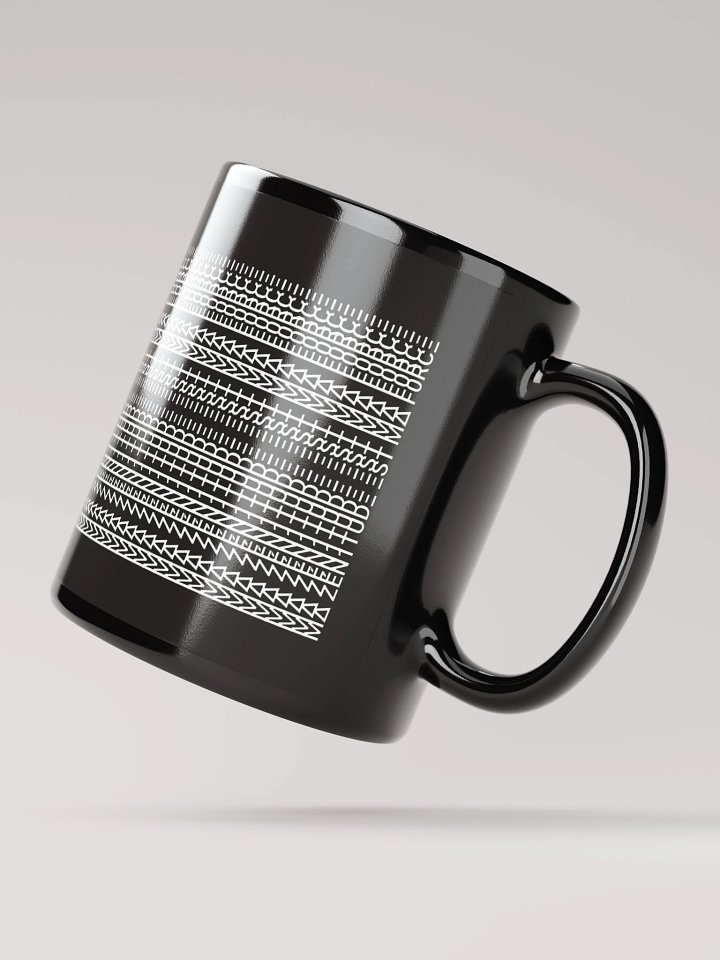 Mug Noir Codé Zen Blanc - Ma Zénitude est ma Force - Cadeau élégant product image (2)