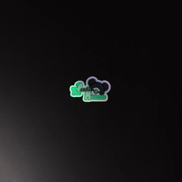 ThePandaMechanic Logo Sticker! product image (4)