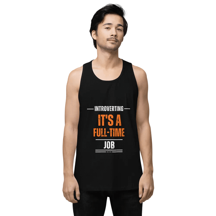Full-Time Job Men's Tank Top product image (1)