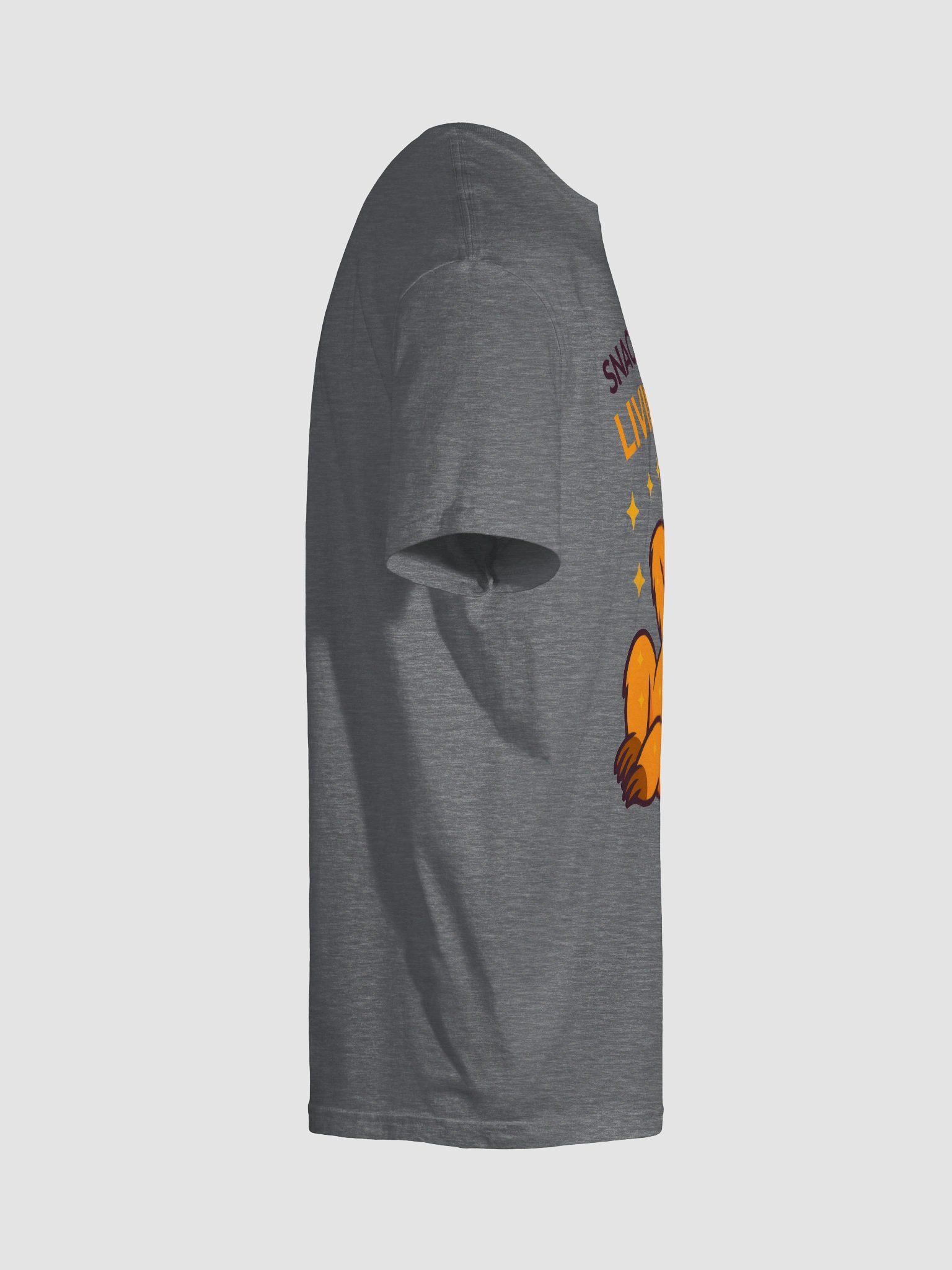 Snackin’ Slow, Livin’ Fast – Funny Sloth Fries T-Shirt | Sloths Having Snacks Collection product image (10)