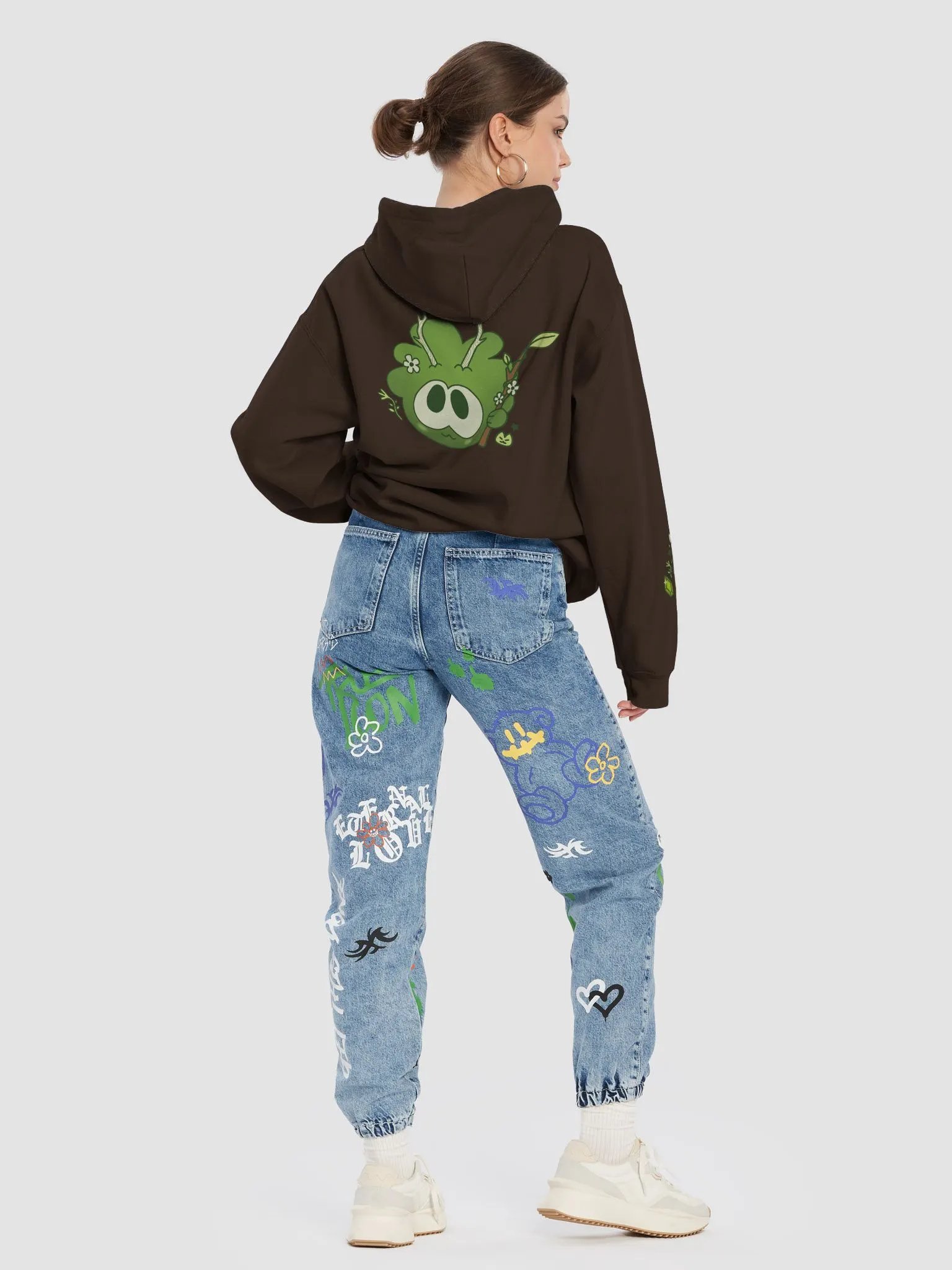 forest dweller hoodie (light text) product image (9)