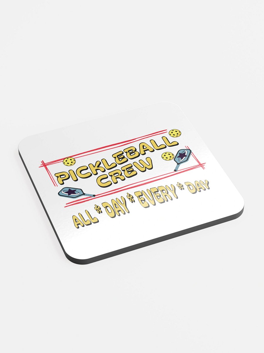 Pickleball Crew All Day Every Day Coaster Set product image (3)