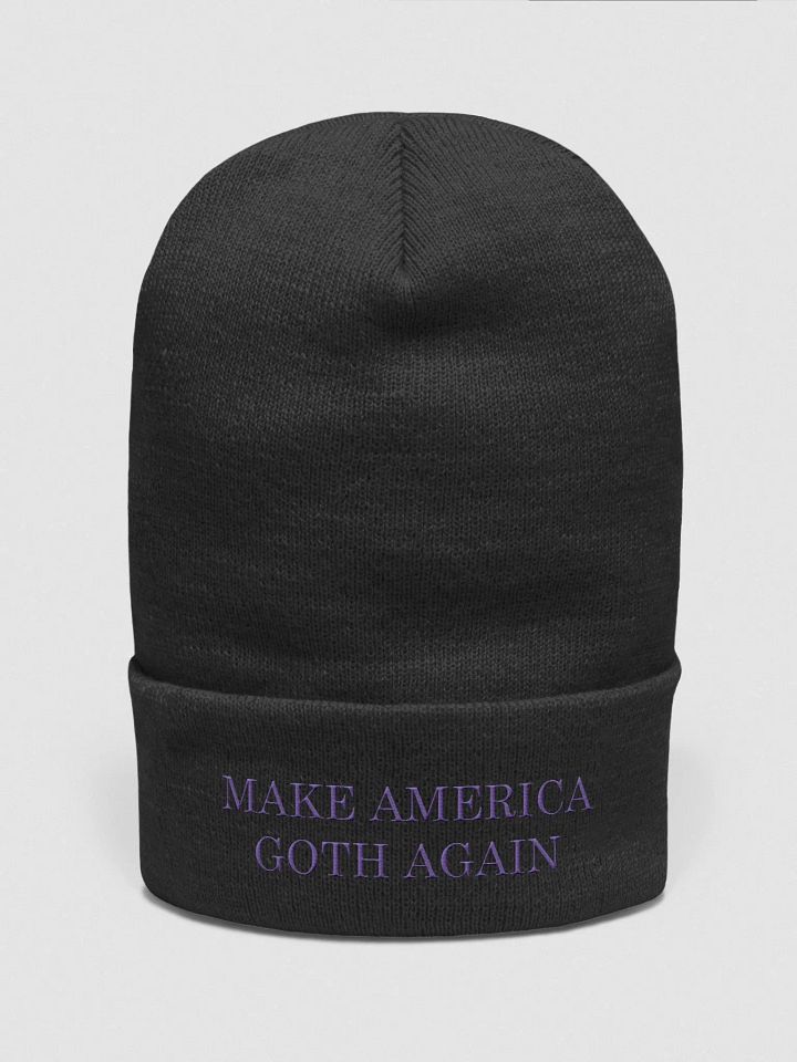 Make America Goth Again Beanie - Purple product image (1)