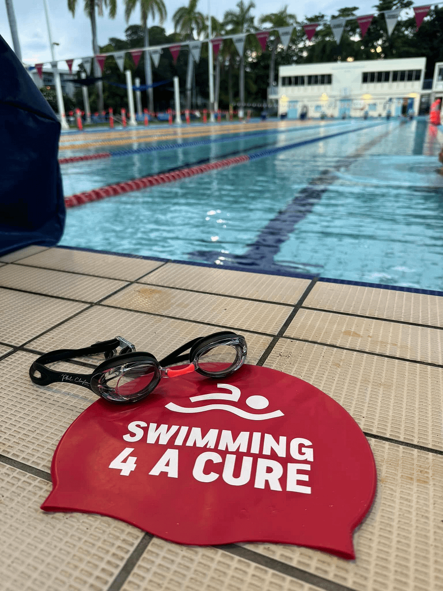 Cure Cancer | Swimming 4 a Cure Swim Cap product image (3)