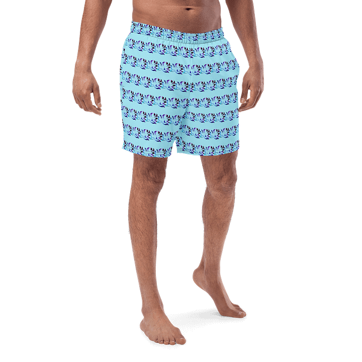 Kitsune All-Over Print Swim Trunks product image (1)