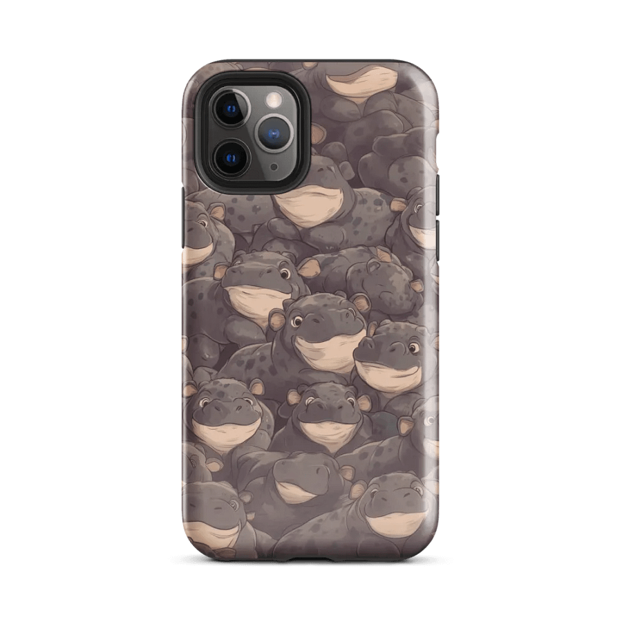 Playful Hippo iPhone Case product image (49)