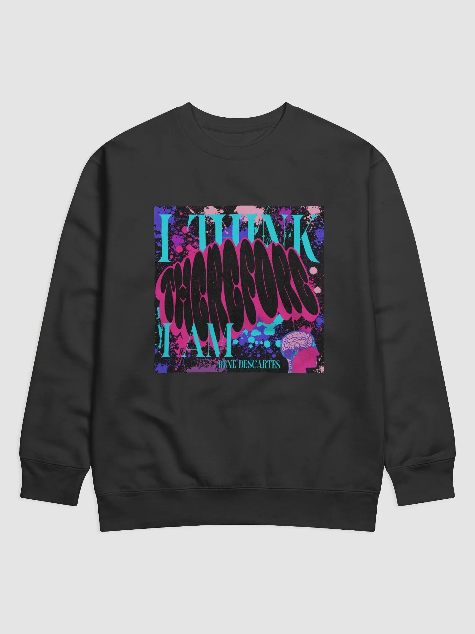 Philosophical Mind Splatter Sweatshirt product image (1)