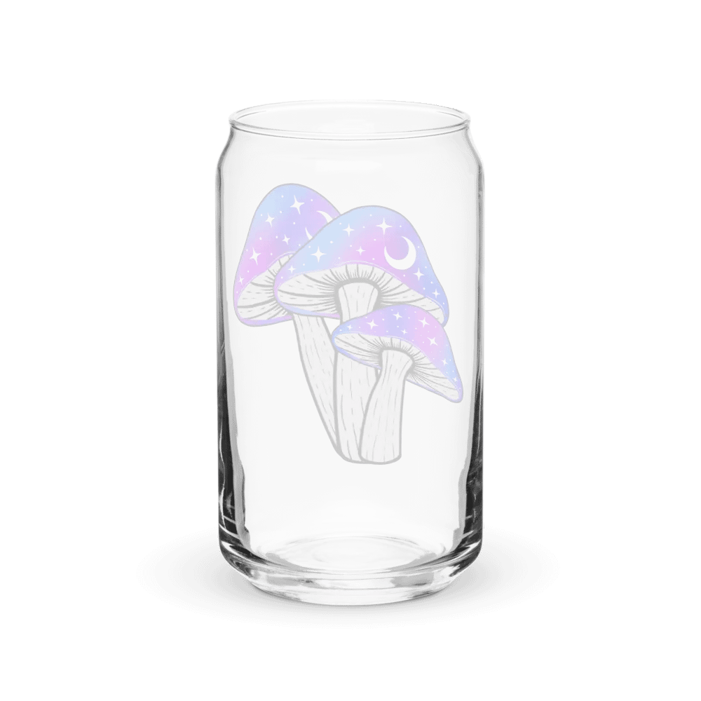 Galaxy Shrooms Glass Cup product image (8)