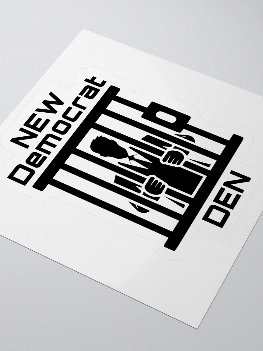 NEW Democrat DEN Prison Bars Graphic Stickers product image (9)