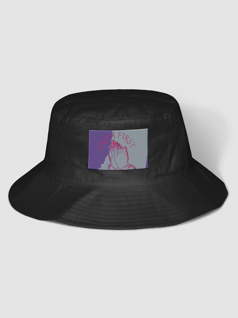 Faith first bucket hat