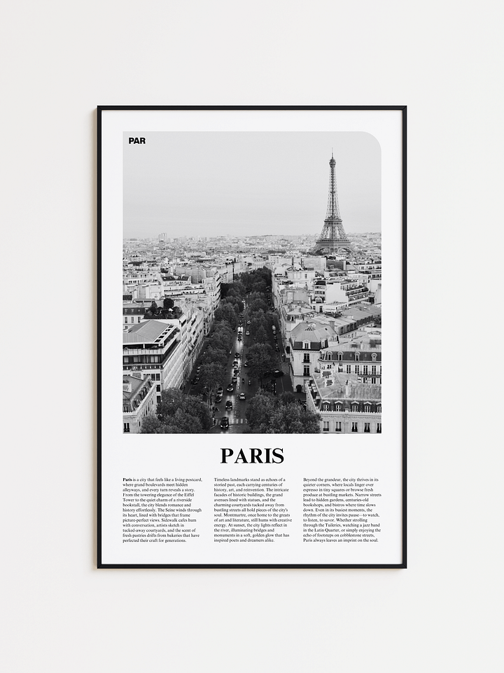 Paris 03 Newspaper Poster product image (1)
