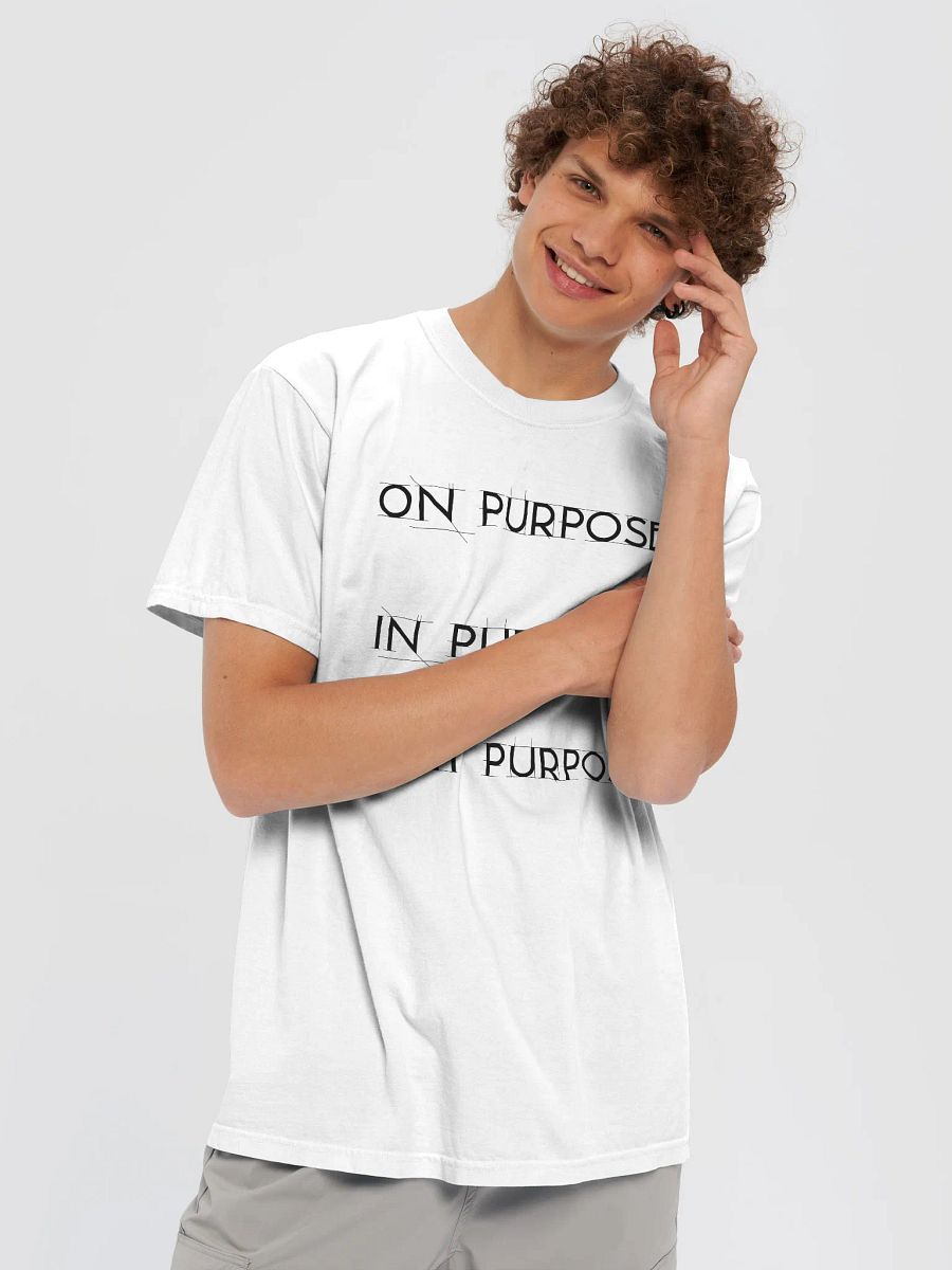 ON PURPOSE,IN PURPOSE,WITH PURPOSE(black PRINT) product image (5)
