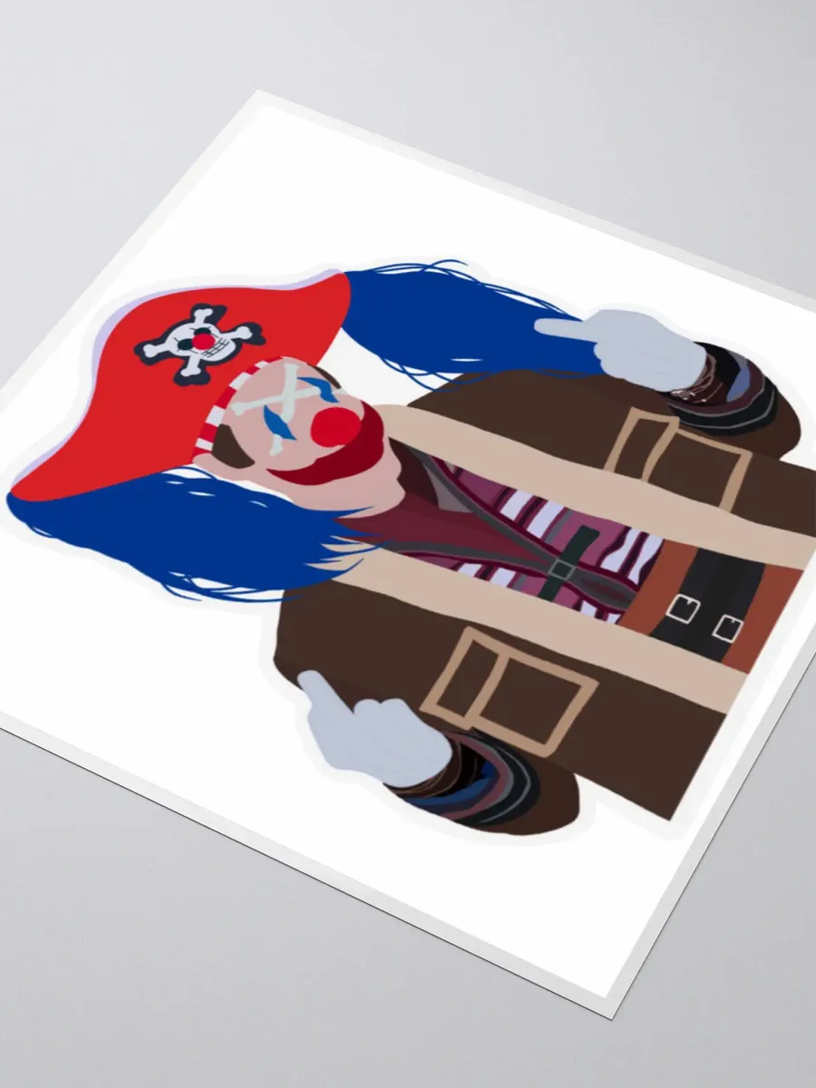 H3ro the Clown Sticker product image (6)