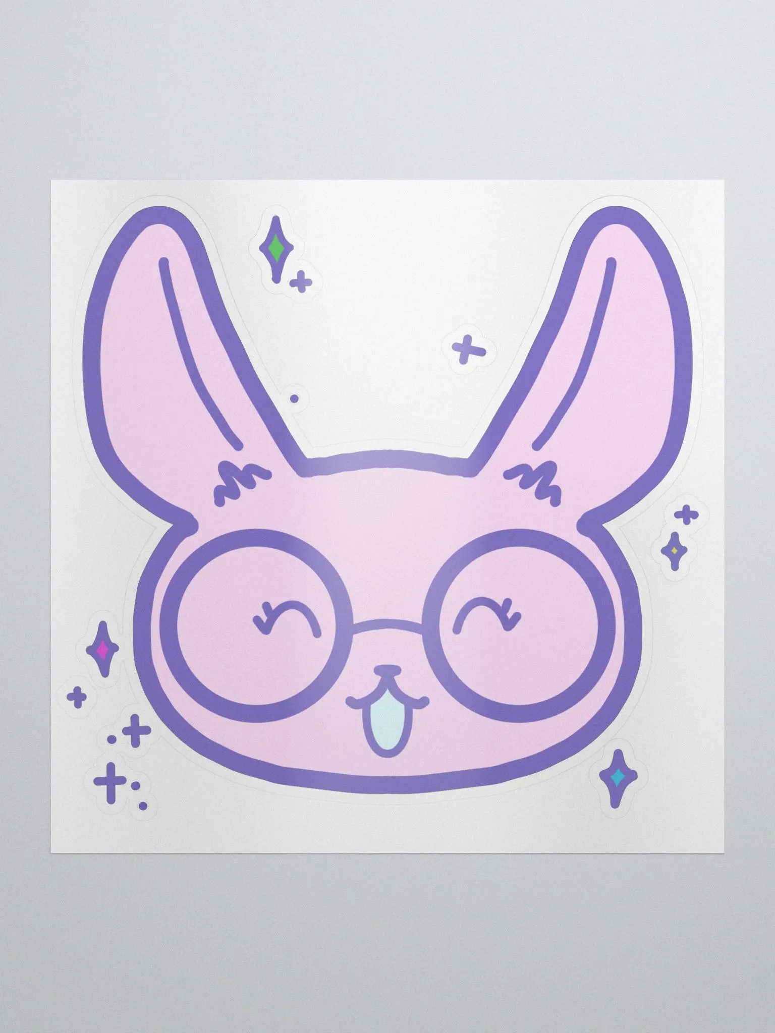 Squeaky Bunny Sticker product image (1)