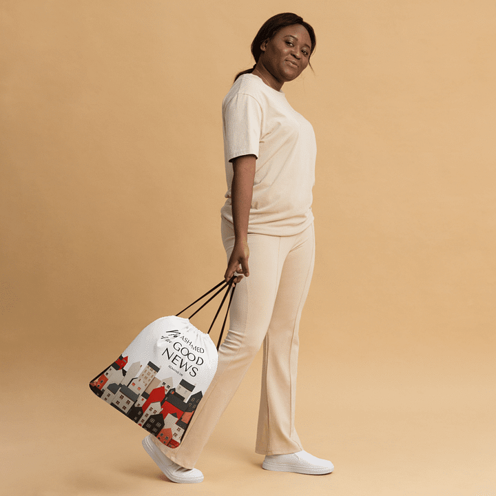 'Not Ashamed of the Good News' Drawstring Bag product image (2)