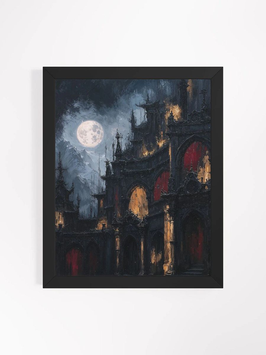 Gothic Moonlight Framed Print product image (5)