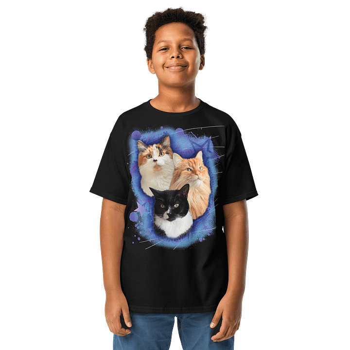 Fluffy Family Kids T-Shirt product image (1)