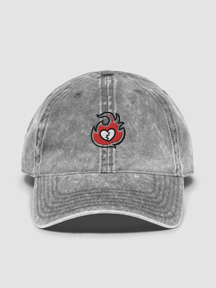 Heartbreaker Flame // Vintage Wash Grey Hat product image (1)