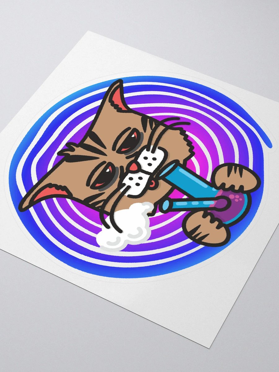 Liquid Catnip Cat Sticker product image (3)