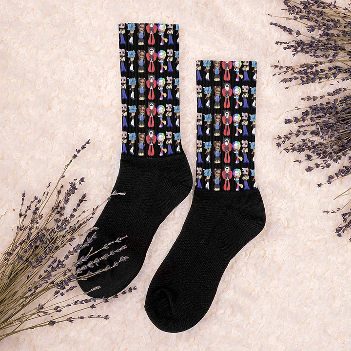 Black Group Chibi Socks product image (1)