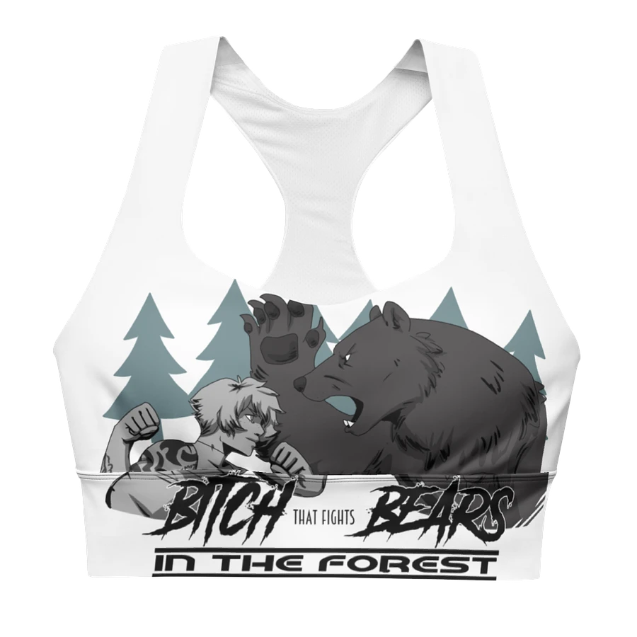 B!tch that fights Bears - Workout Crop product image (2)