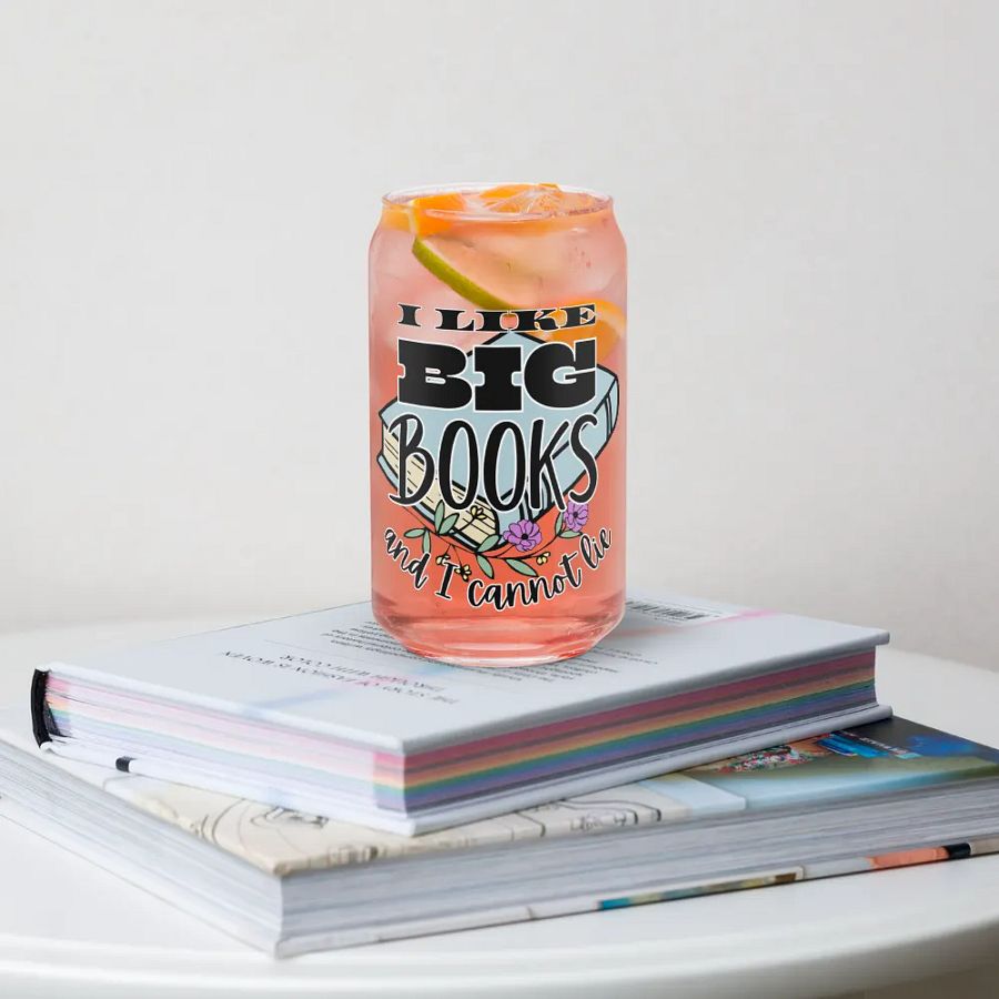 I Like Big Books Glass product image (3)