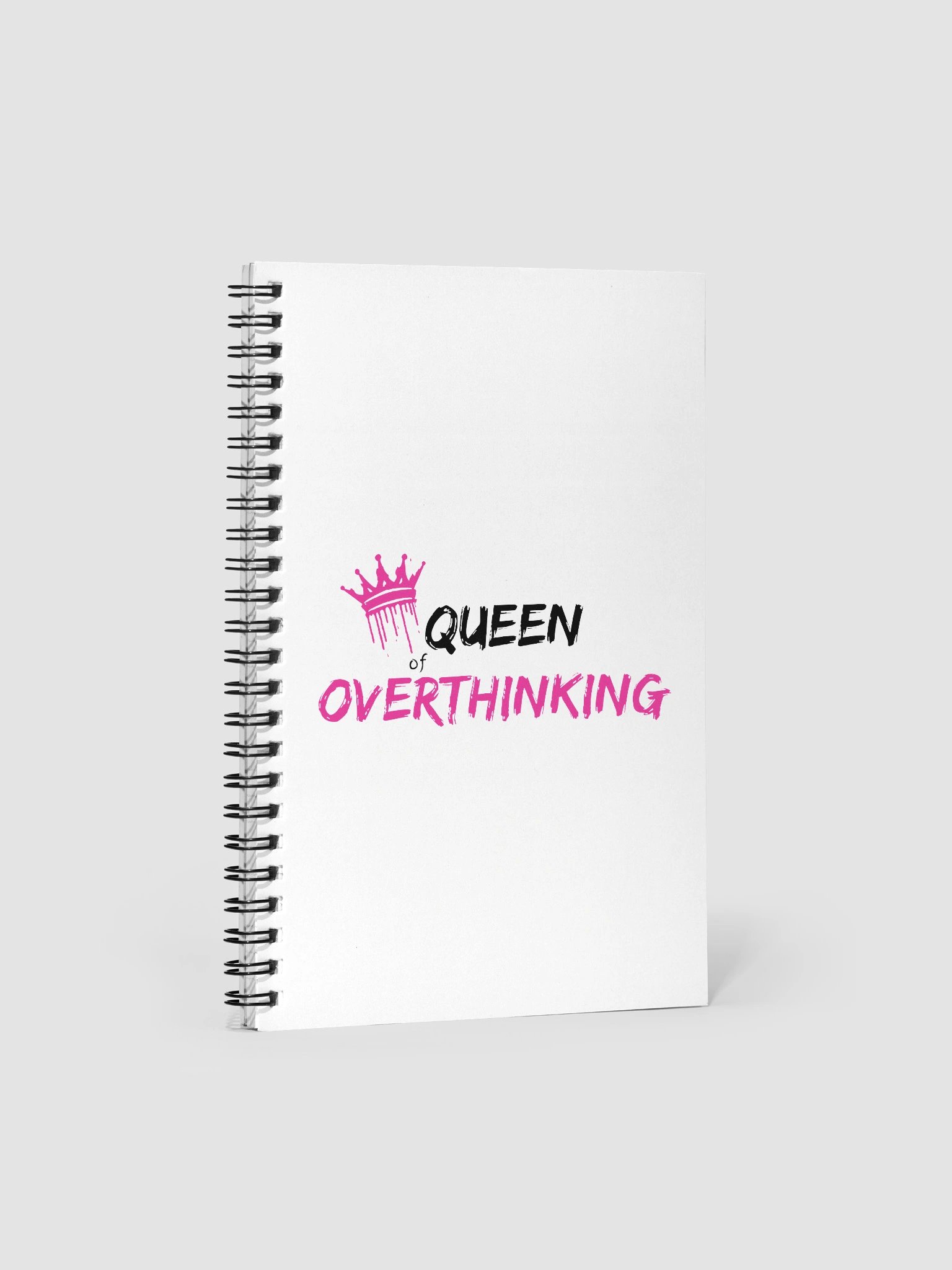 Spiral Notebook- Queen of Overthinking product image (1)