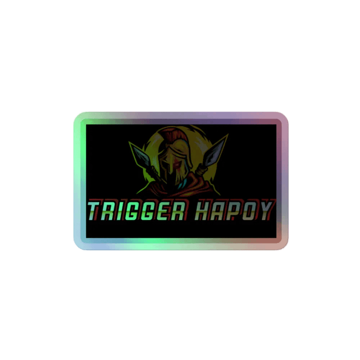 Triggers holographic sticker product image (2)