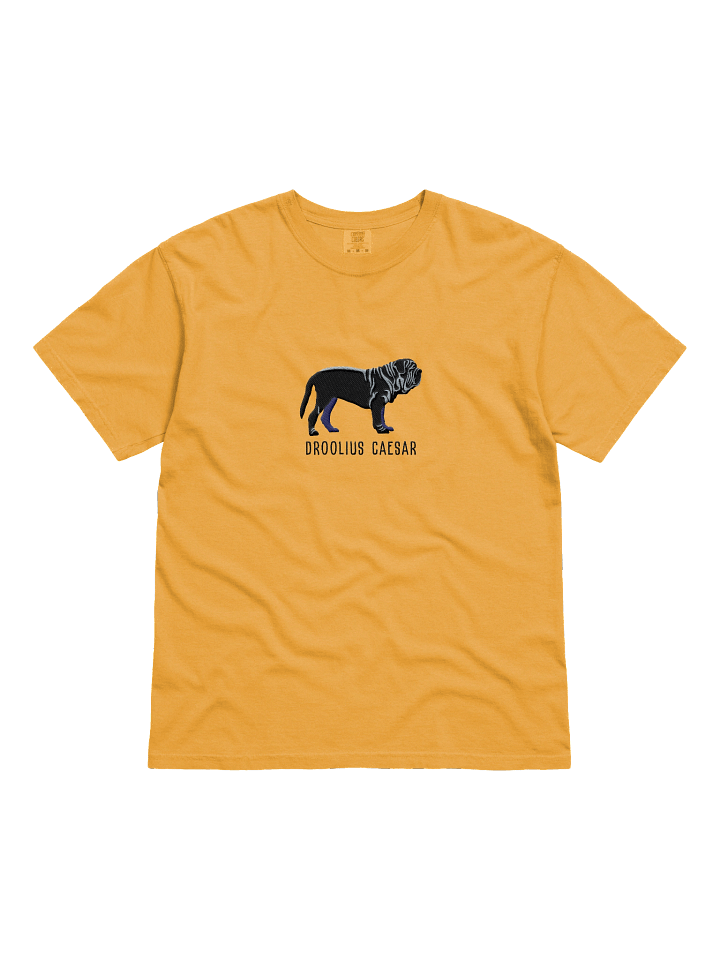 Droolius Caesar T-Shirt(Embroidered) of a Neapolitan Mastiff(Black) product image (21)