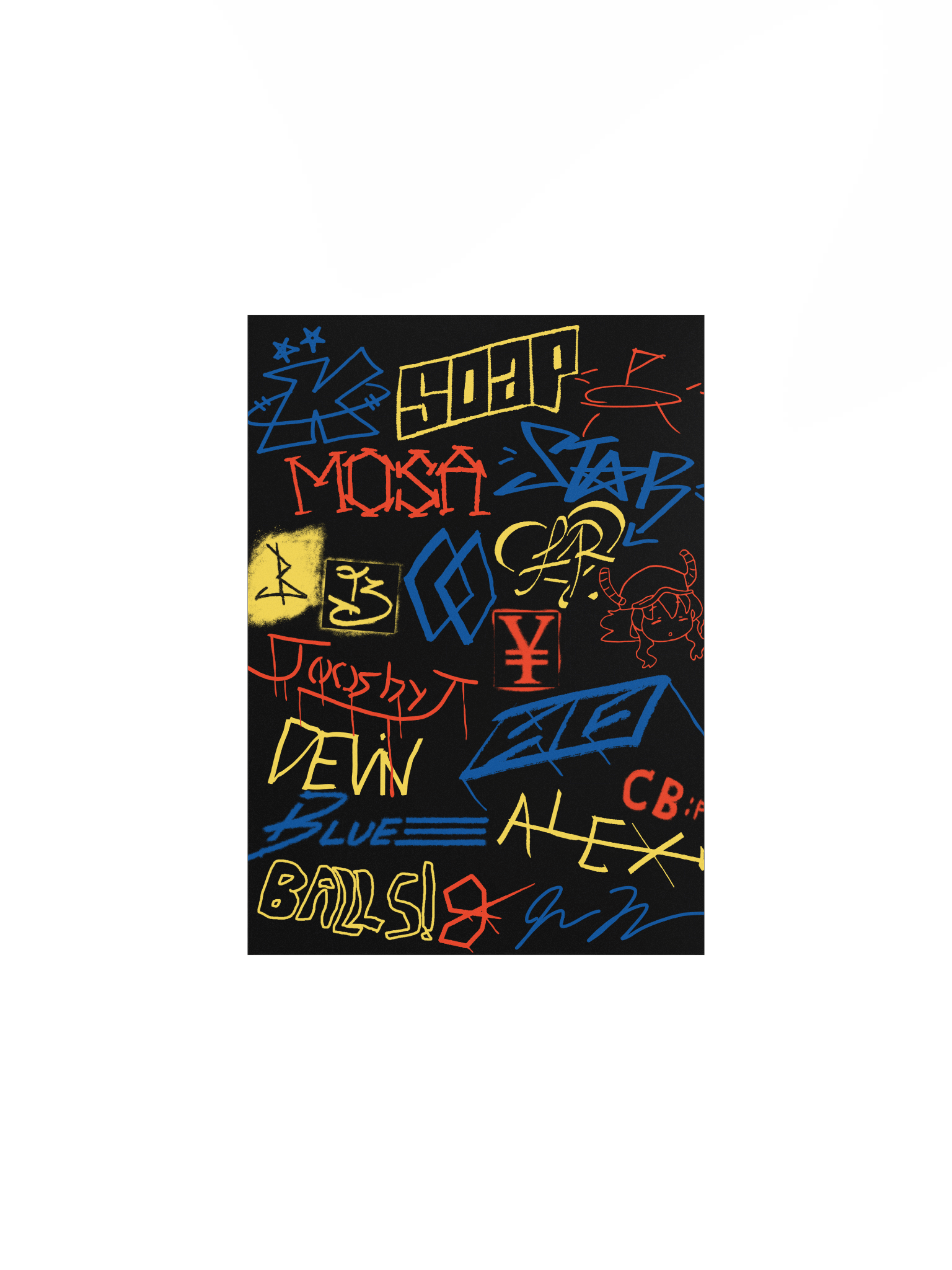 UBL Graffiti Tag Poster product image (1)