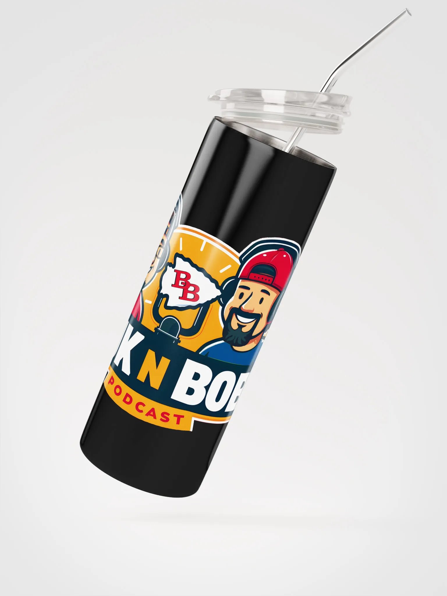 Buk N Bob Podcast Stainless Steel Tumbler product image (4)
