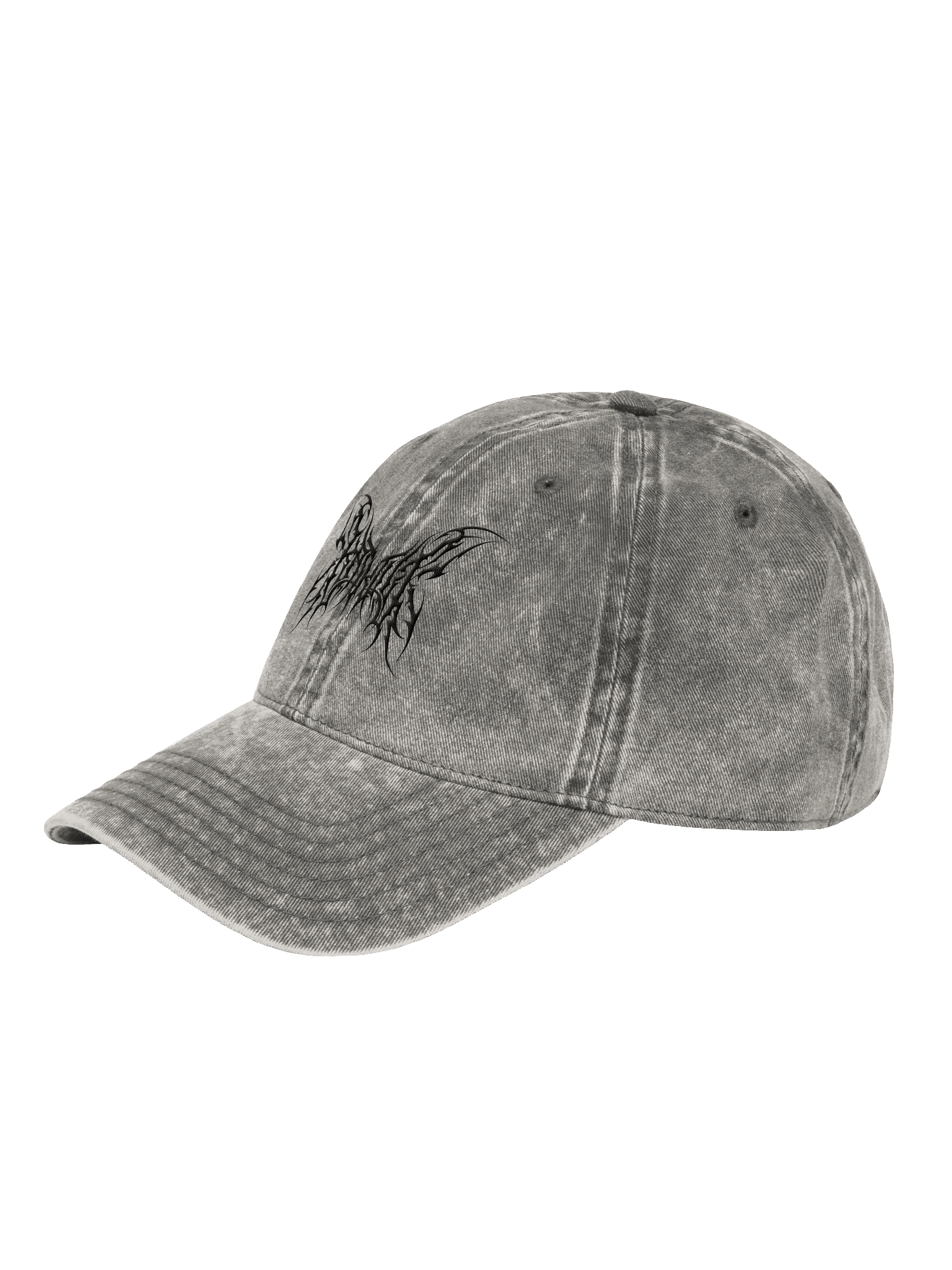 Kat Kult Vintage Wash Dad Hat (Black logo) product image (18)
