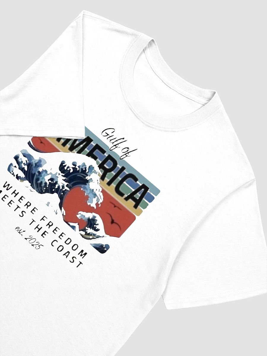 Gulf Of America Where Freedom Meets The Coast Est. 2025 T-Shirt product image (3)