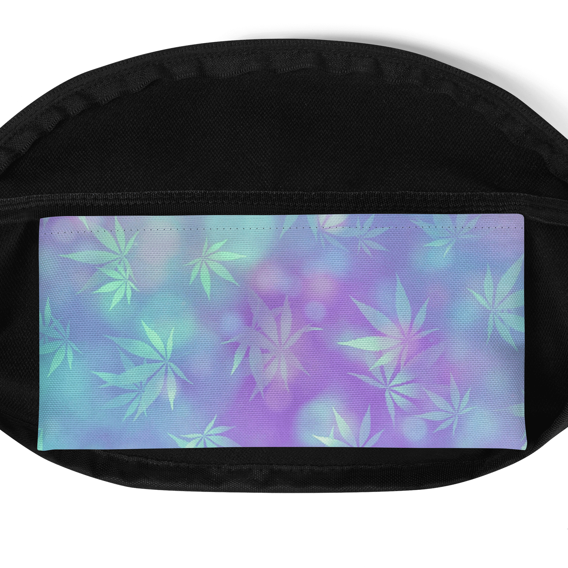 Pastel Cannabis Leaf Fanny Pack – Chill Style on the Go product image (5)