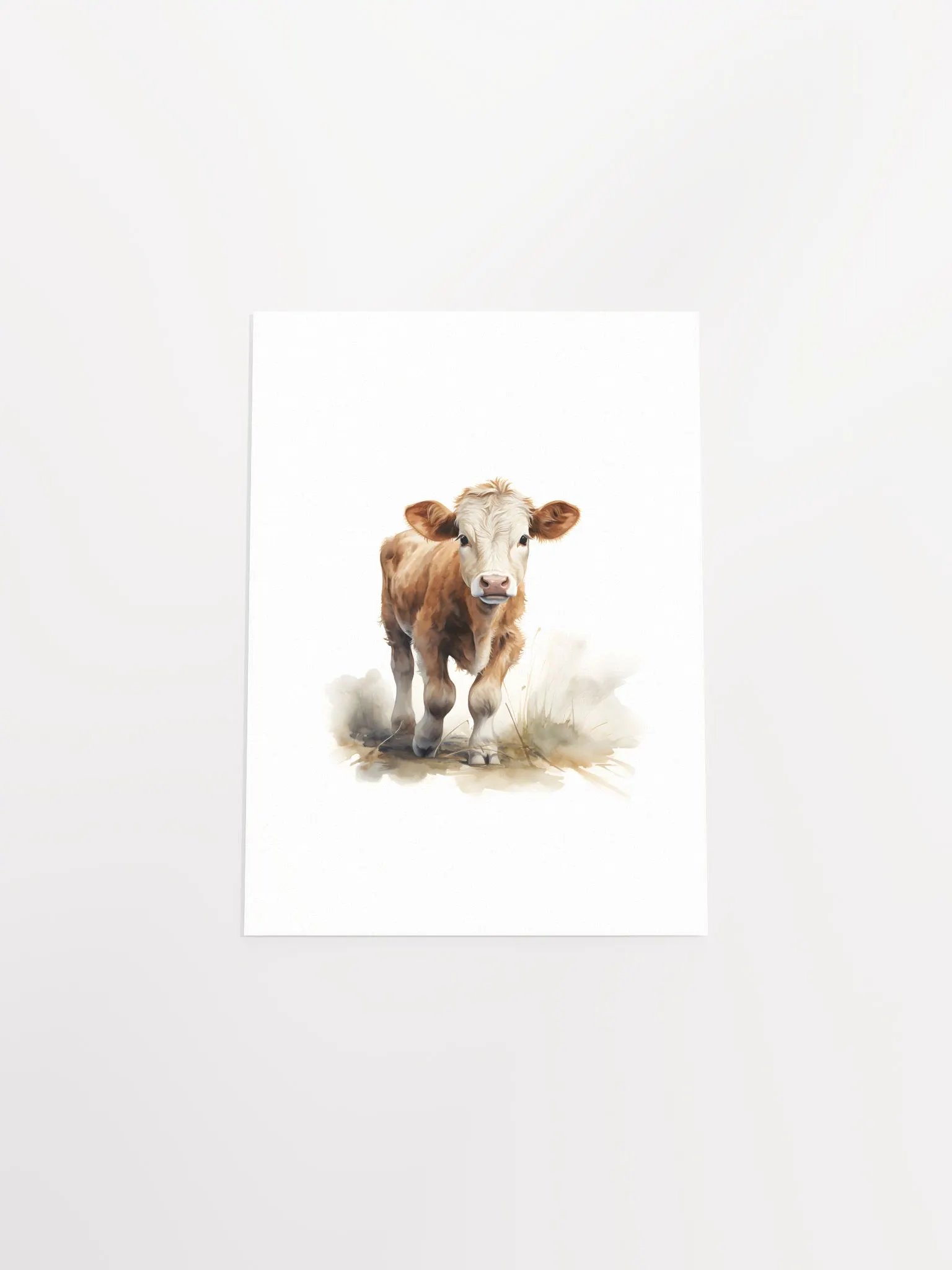 Cute Cow - Farm Animal Print A01 product image (5)
