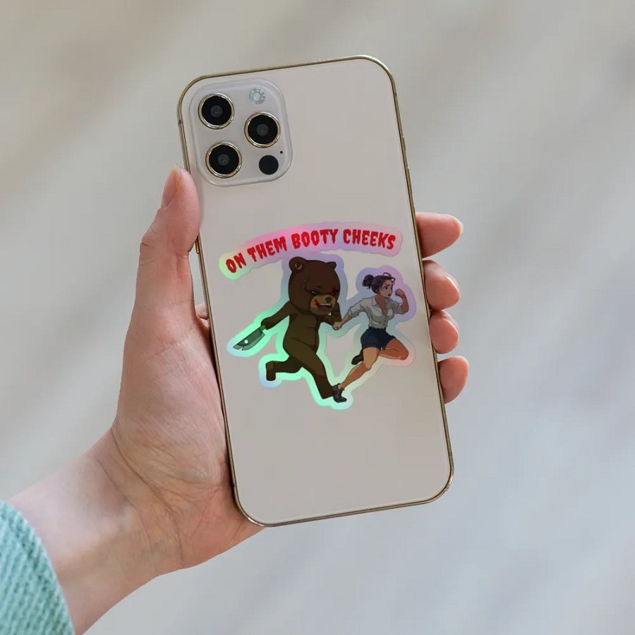 On Them Booty Cheeks -sticker/writing product image (8)
