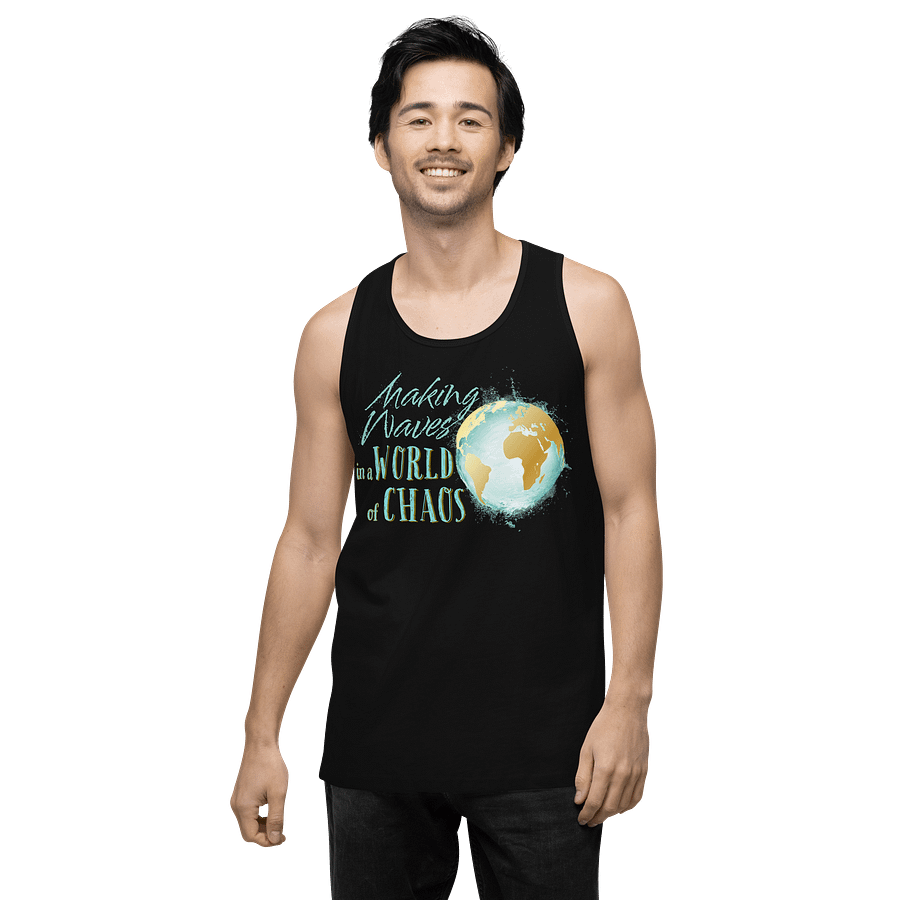 Making Waves In a World of Chaos Men's Tank Top product image (4)
