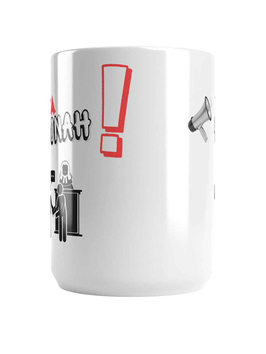 YA HONAH! (YOUR HONOR) WHITE COFFEE MUG product image (9)