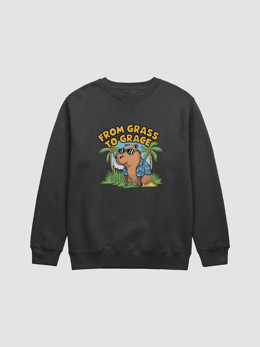 From grass to grace Capybara Cabana Crewneck product image (1)